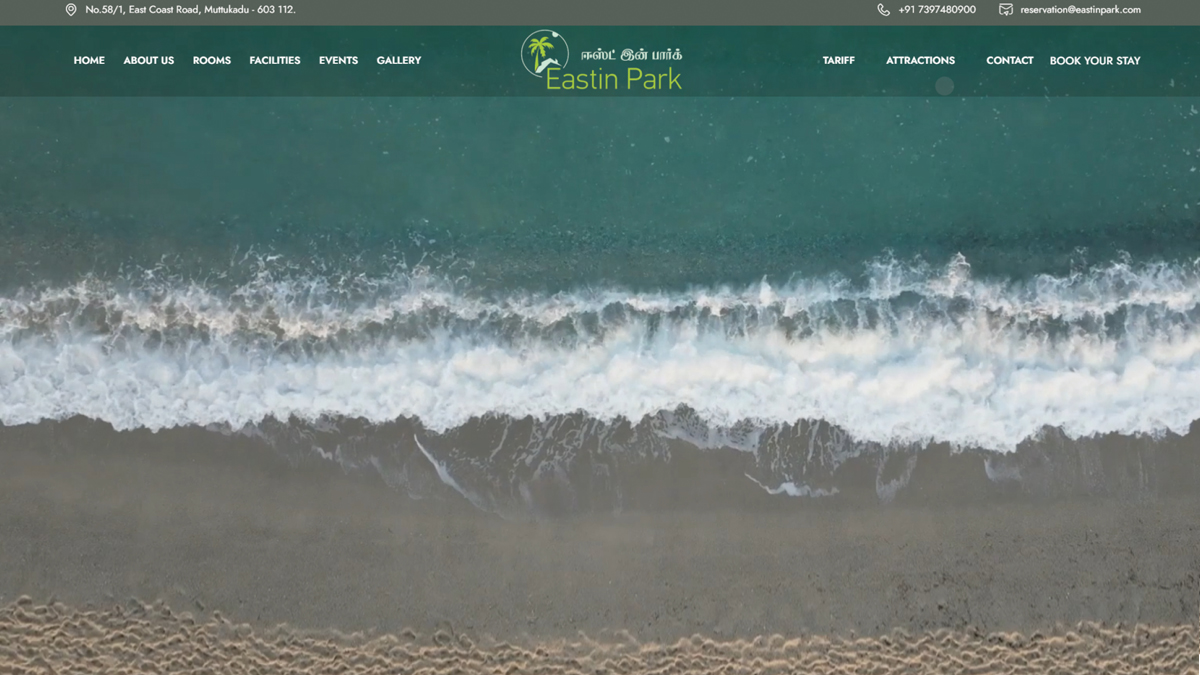 Eastin Park website project by Baptist Digitek